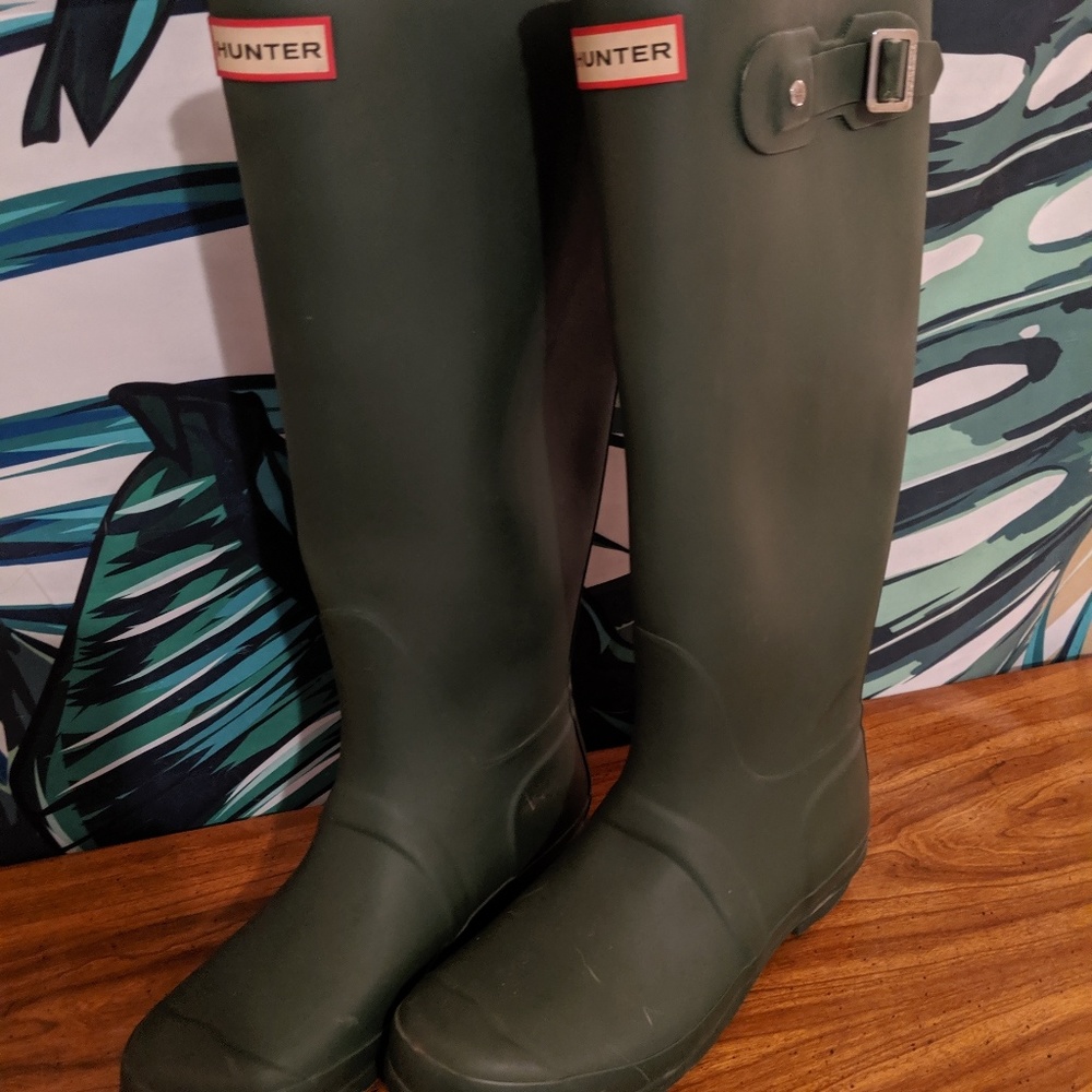 Green Hunter Rainboots